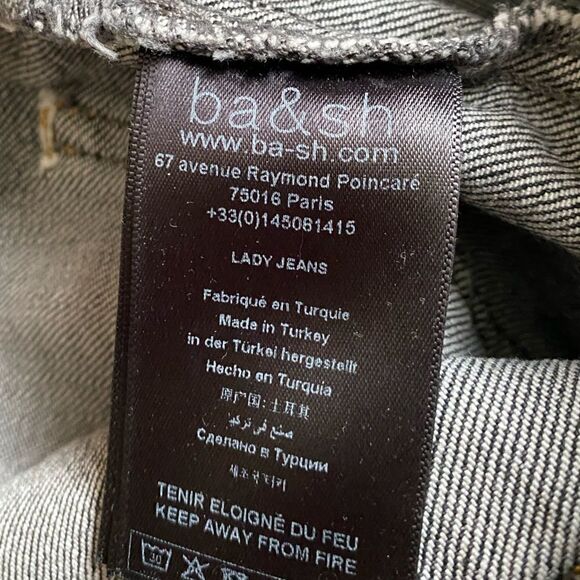 ba&sh Lady Django Bootcut Jeans Blackstone Womens US Size 6 - Picture 10 of 10